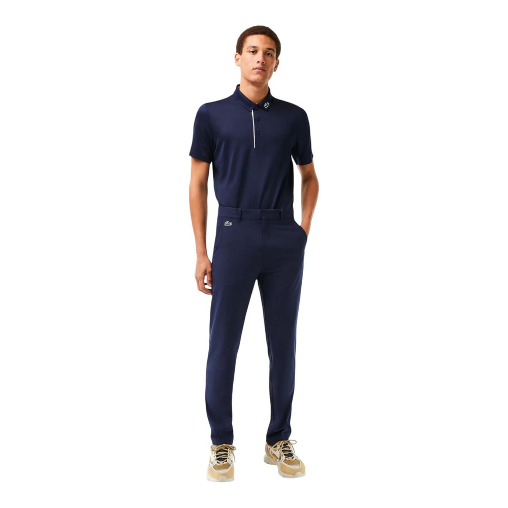 Lacoste Golf Trousers Mens Navy Excellent Slim Fit Technical Stretch Pants S-42
